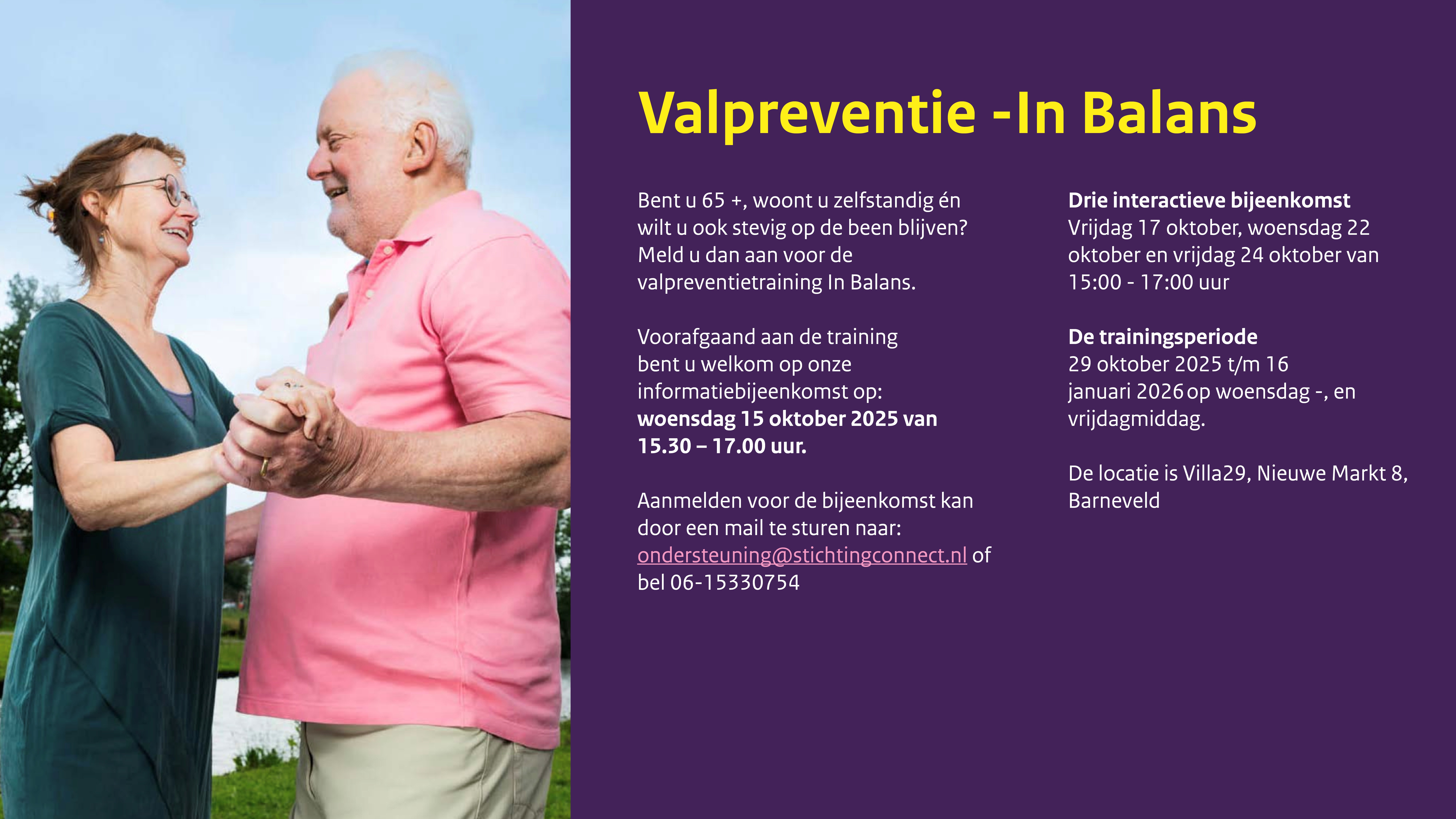 Foto van Informatiebijeenkomst Valpreventie - Barneveld