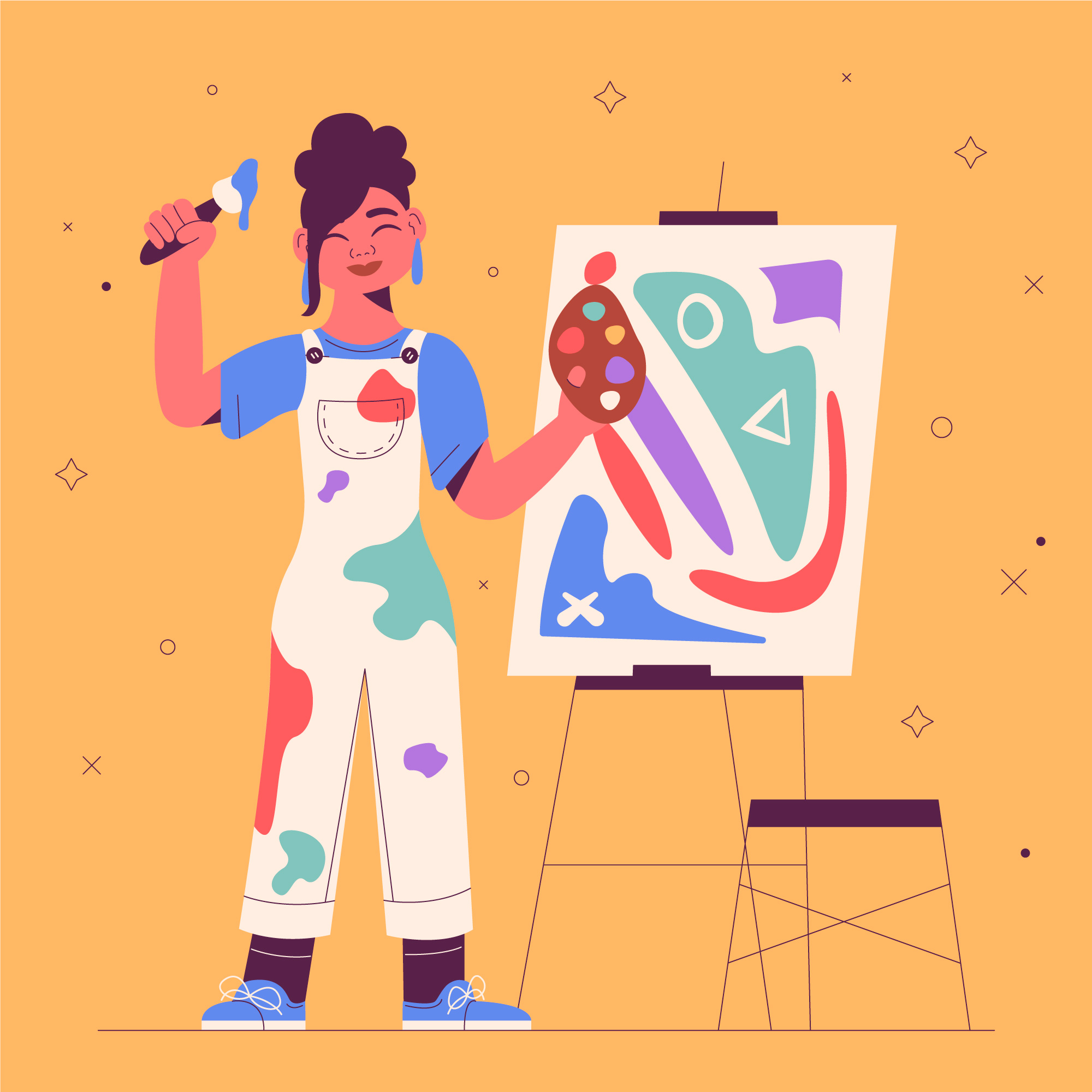 afbeelding voor Naschools cultuur - Beeldende kunst