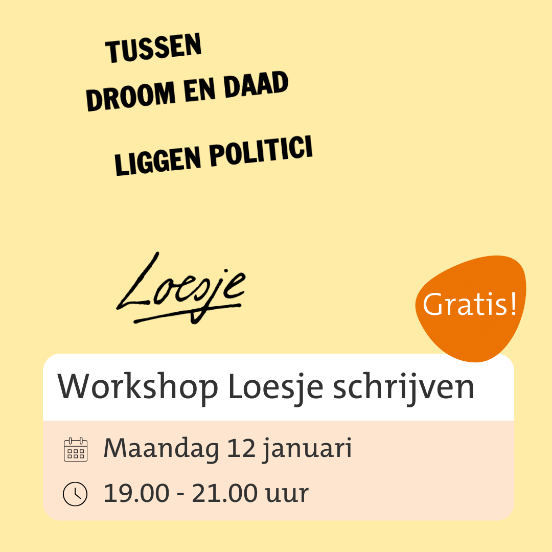 Foto van Workshop: Schrijf je eigen Loesje (gratis!)