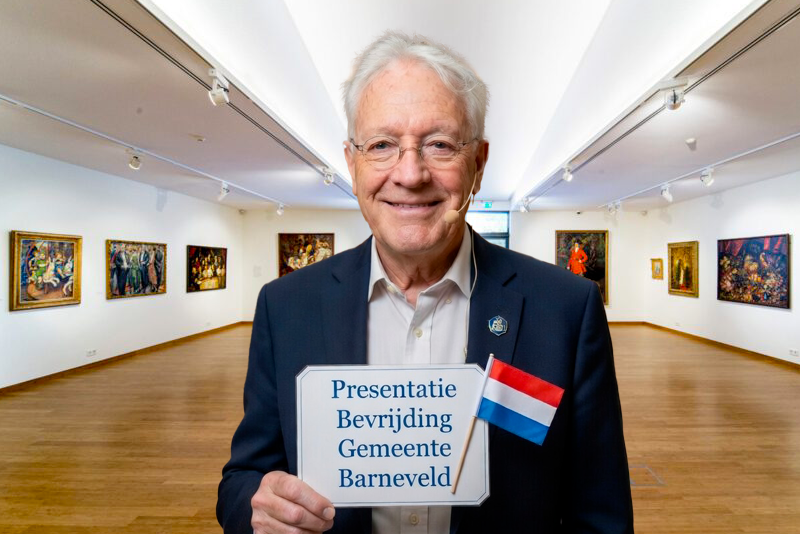 Foto van Bevrijdingsdag: Presentatie door Gerjan Crebolder.