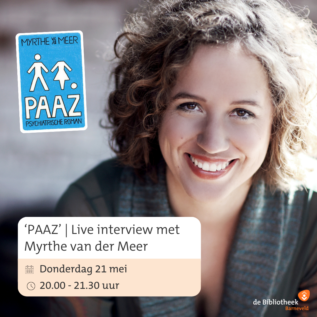 Foto van 'PAAZ' | Interview met schrijfster Myrthe van der Meer