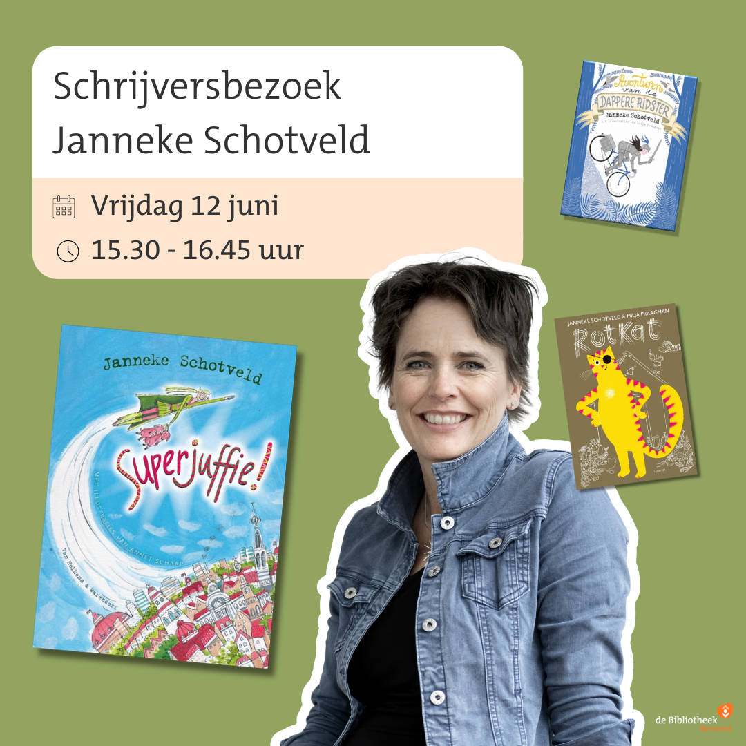 afbeelding voor Schrijversbezoek Janneke Schotveld