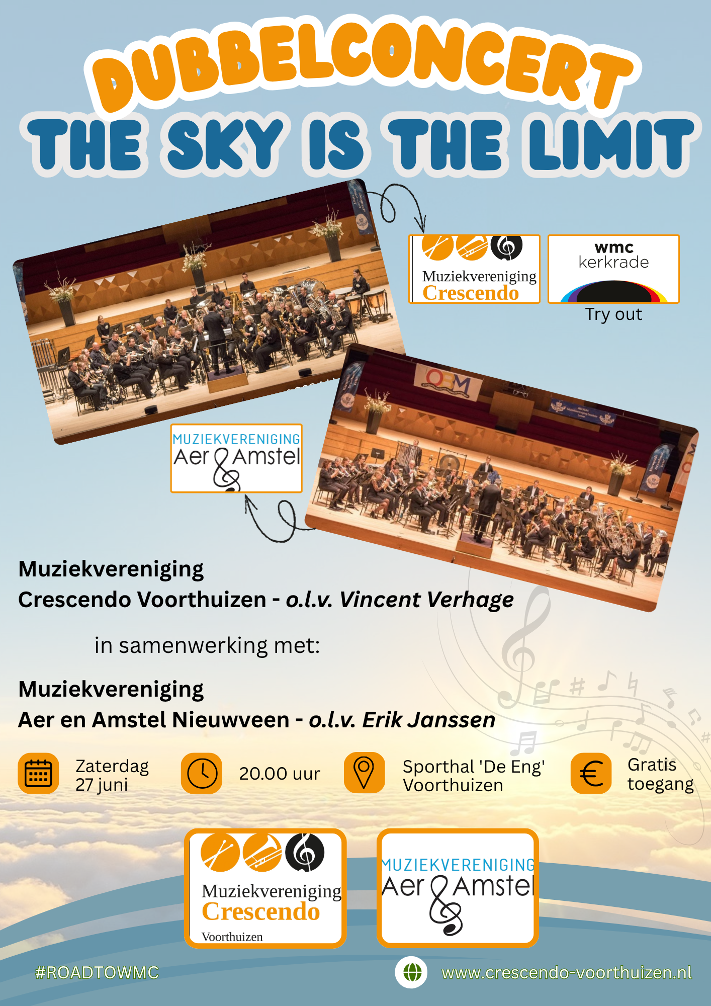 Foto van Dubbelconcert en Try-out WMC